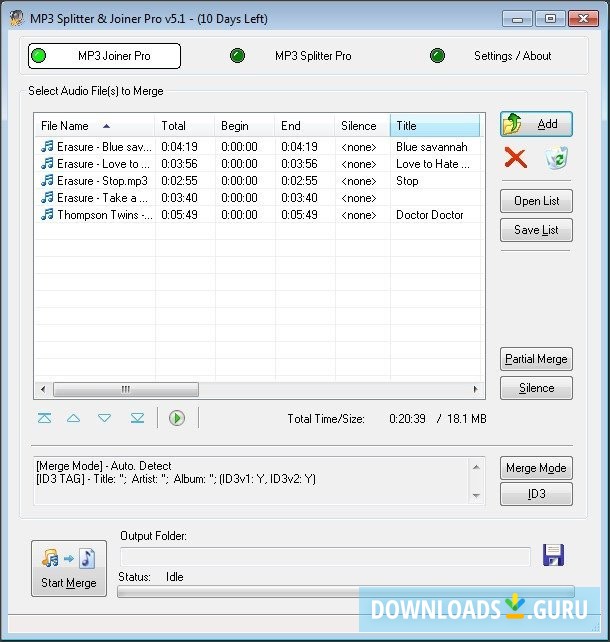 mp3 splitter and joiner free download