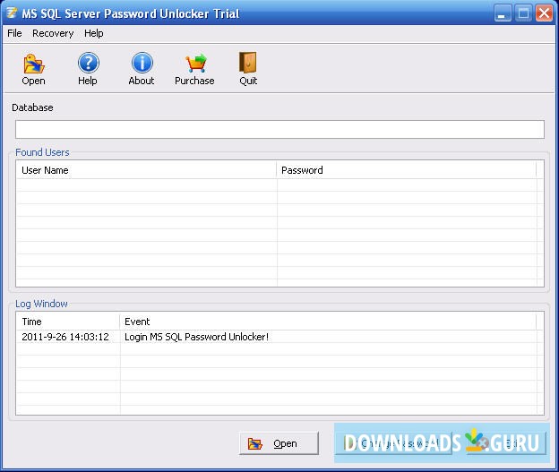 MS SQL Server Password Unlocker