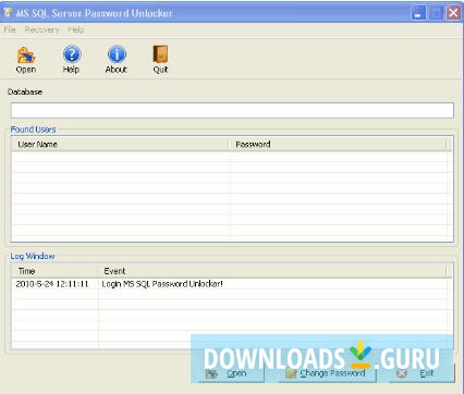 MS SQL Server Password Unlocker