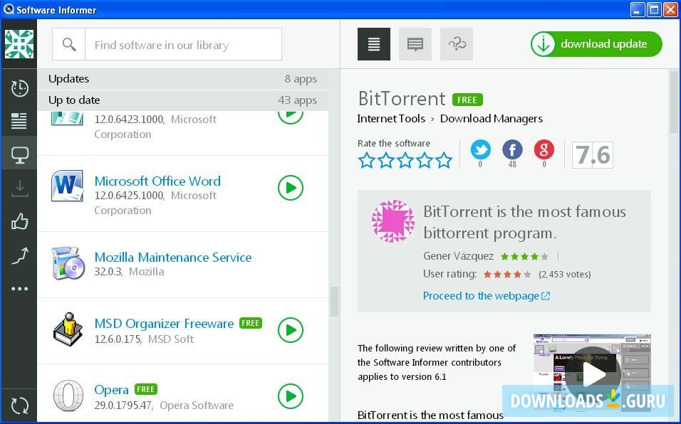 MSD Organizer Freeware