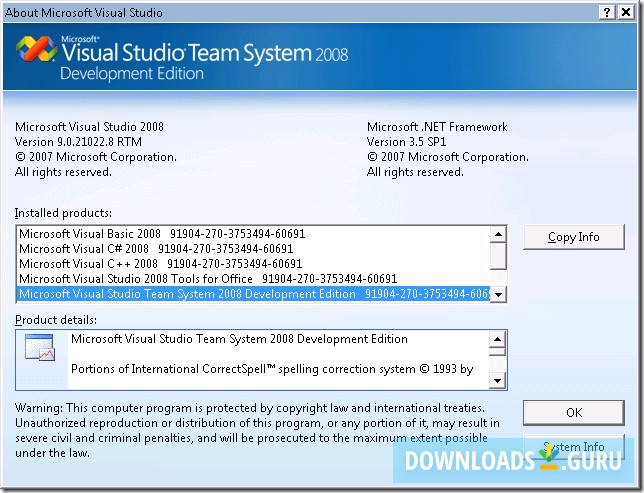 MSDN Library for Microsoft Visual Studio 2008