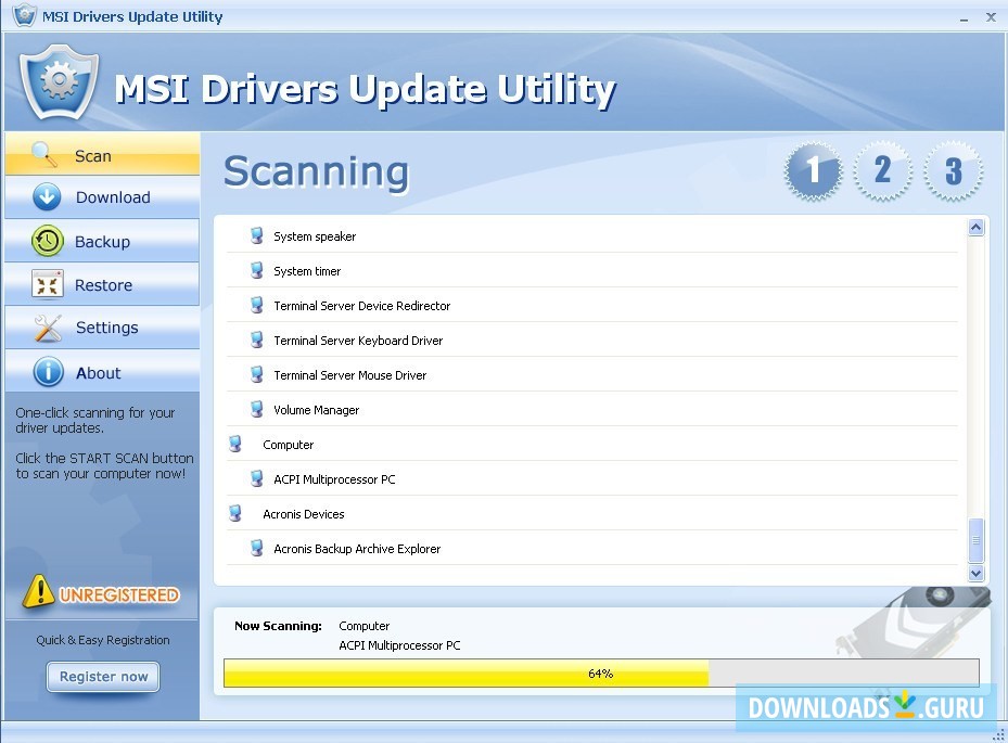 Download MSI Drivers Update Utility for Windows 10/8/7