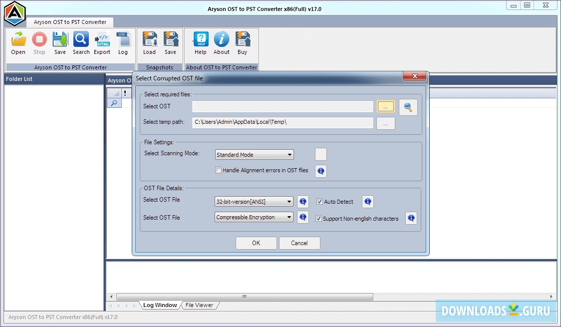 MSOutlook Help OST to PST Converter