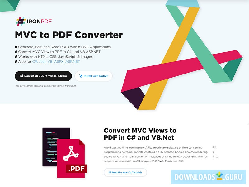 MVC to PDF Converter