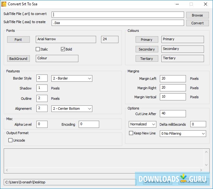 Macallan Convert Srt To Ssa