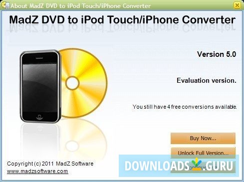 MadZ DVD to iPod Touch - iPhone Converter