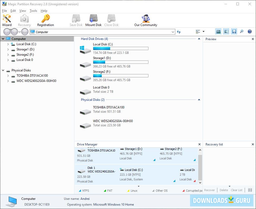 Magic Partition Recovery