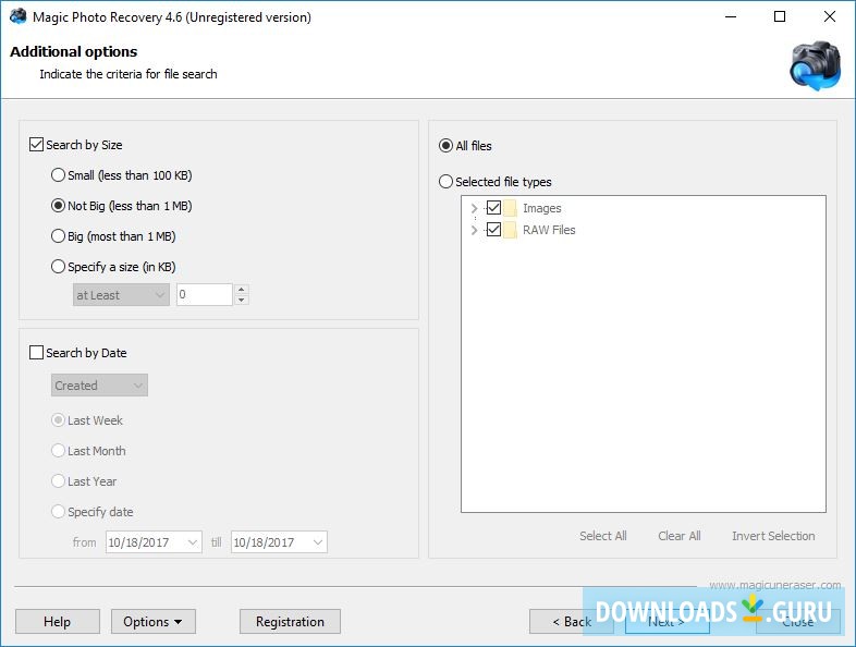 Configuring Scan Settings