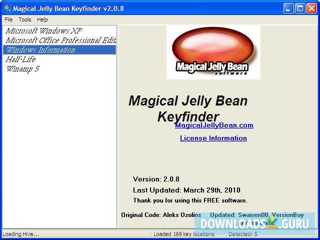 magic bean keyfinder free download