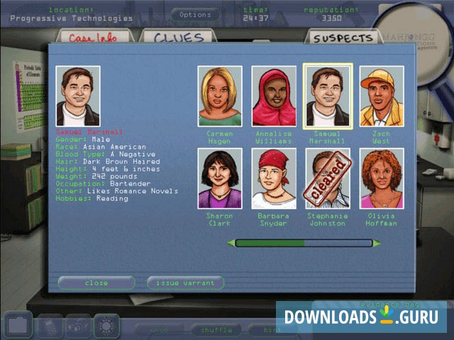 Information about Samuel Marshall.