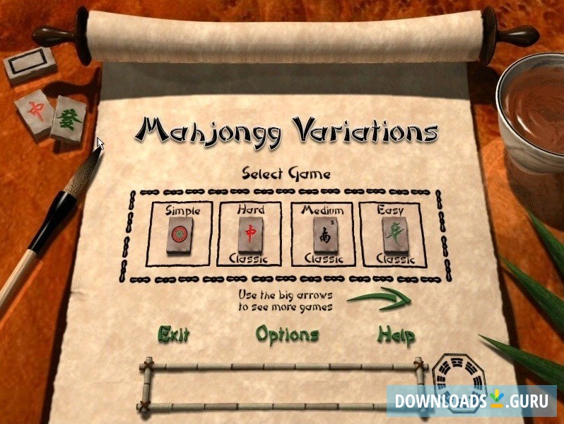 Main menu