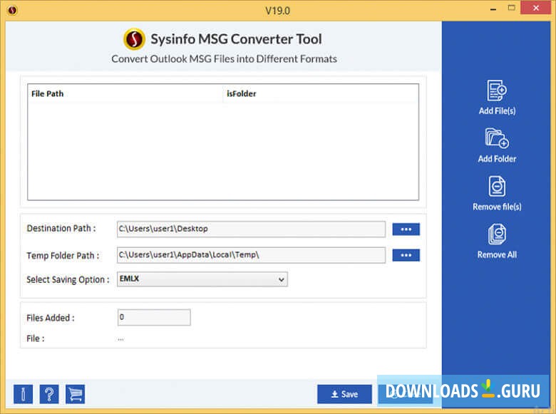 MailConverterTools MSG to PDF Converter