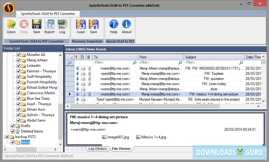 MailConverterTools OLM File Conversion