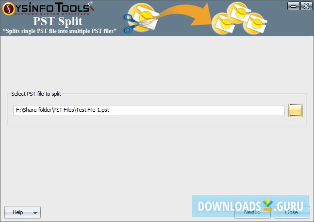 MailConverterTools Outlook PST Splitter
