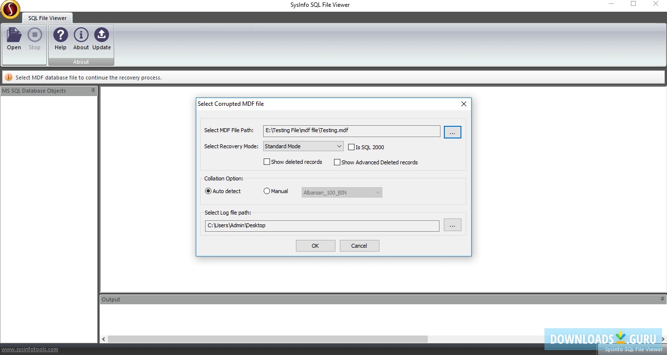 MailConverterTools SQL Database Viewer