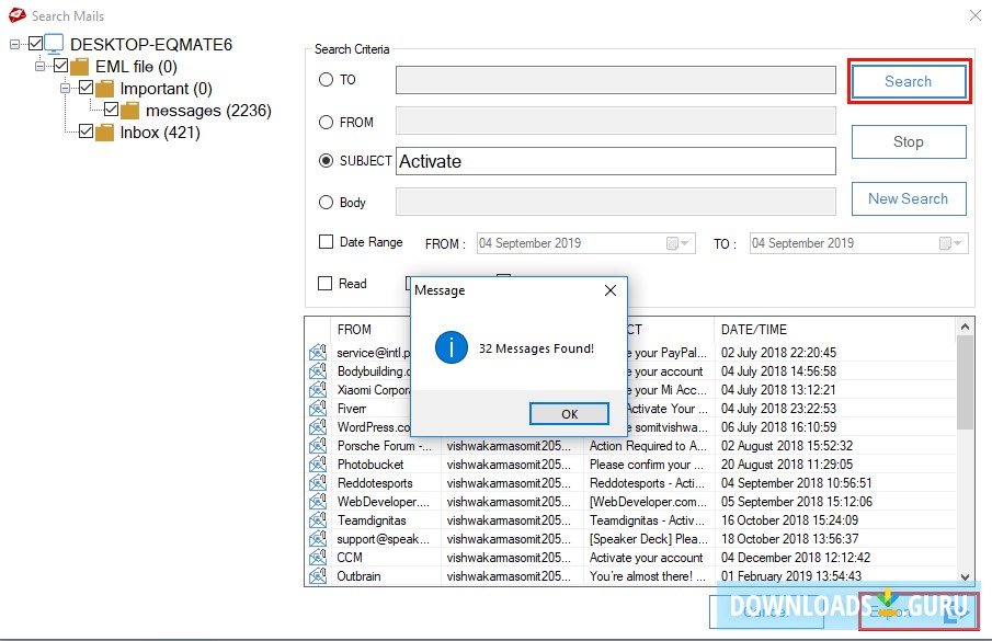MailsDaddy EML to PST Converter