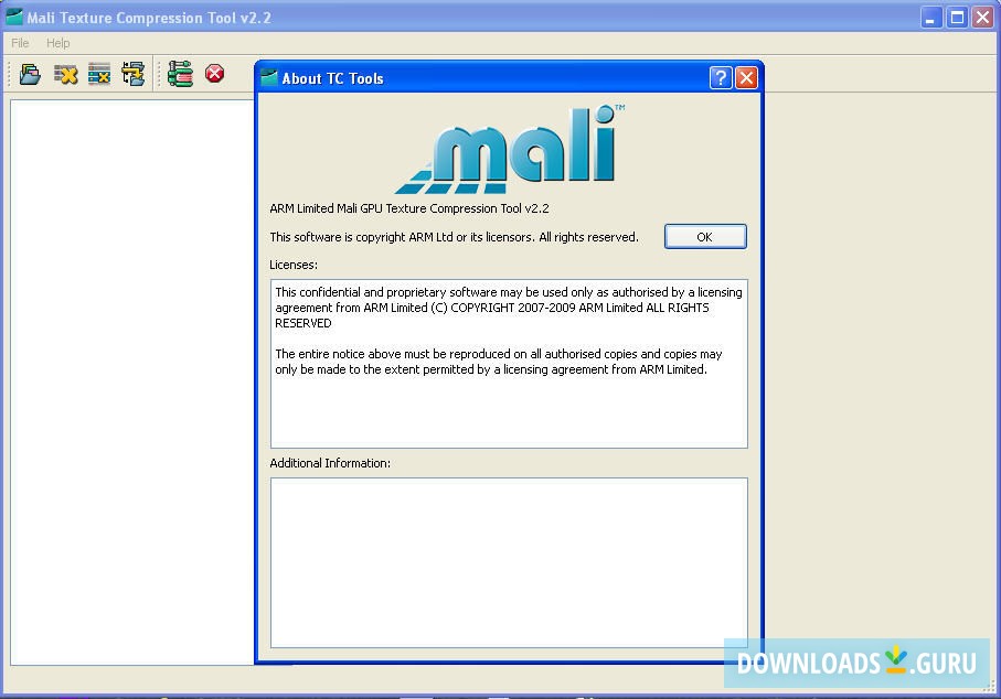 Mali GPU Texture Compression Tool