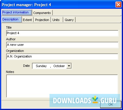 Project Manager Screen