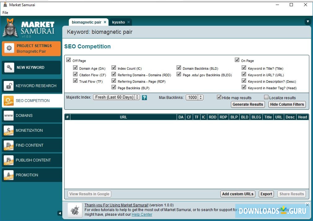 SEO example