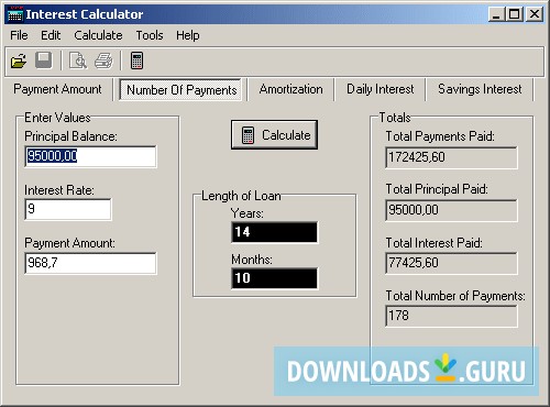Markosoft Interest Calculator