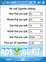 Mastersoft Mobile Solutions MyLastCigaretteV3