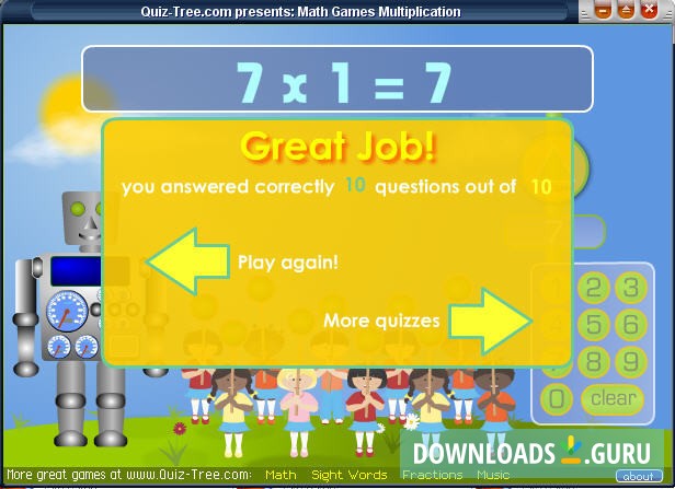 Math Games - Multiplication