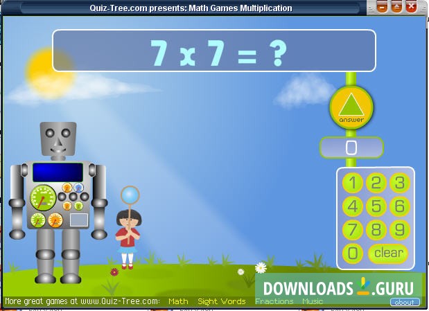 Math Games - Multiplication