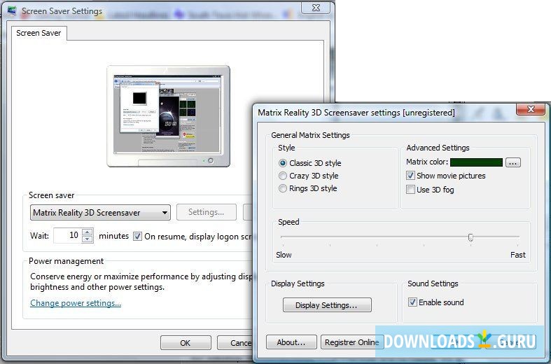 Matrix Reality 3D ScreenSaver