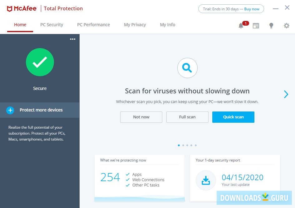 download mcafee antivirus for windows 7 free