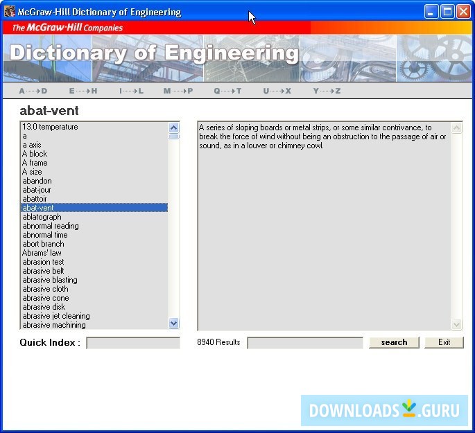 McGraw-Hill Dictionary of Engineering