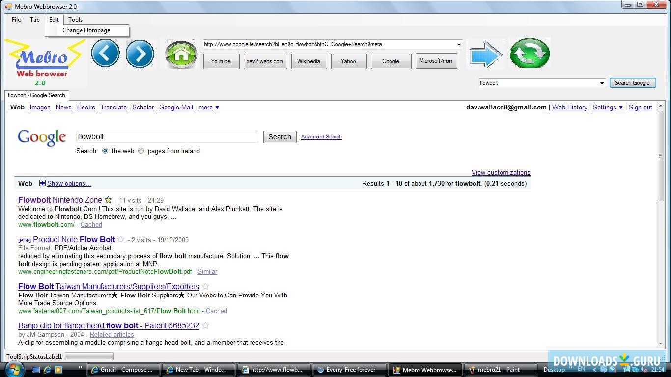 mebro web browser (beta 2)