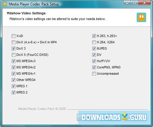 media player codec pack v4.2.5 setup exe
