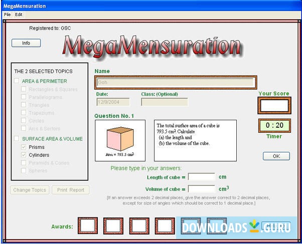 Mega Mensuration