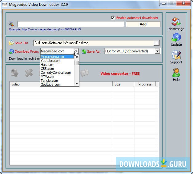 Megavideo Video Downloader