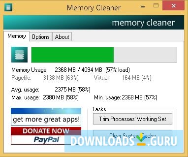 ram memory cleaner windows 10