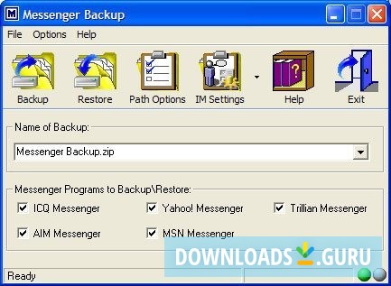 Messenger Backup