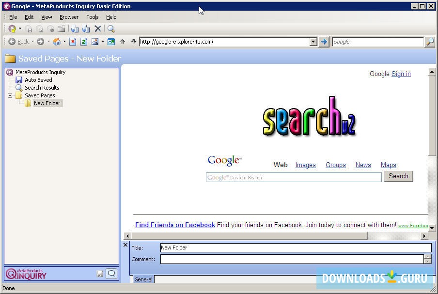 MetaProducts Inquiry Basic Edition