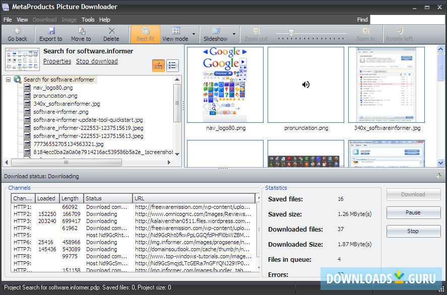 MetaProducts Picture Downloader