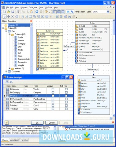 MicroOLAP Database Designer for MySQL