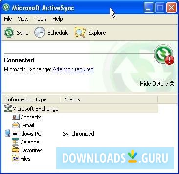 download activesync windows xp