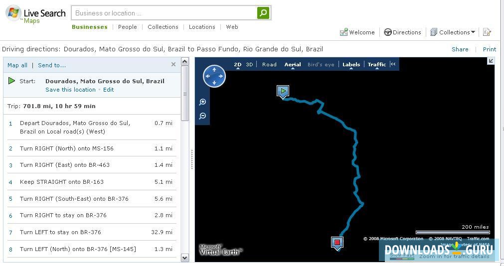 Microsoft Location Finder