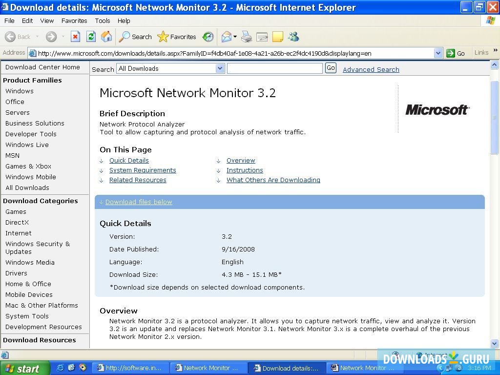 download the last version for windows Network Monitor 8.46.00.10343