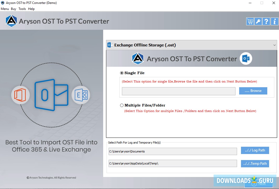 Microsoft OST to PST Converter
