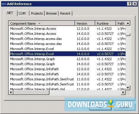 Microsoft primary interoperability assemblies 2005 что это за программа