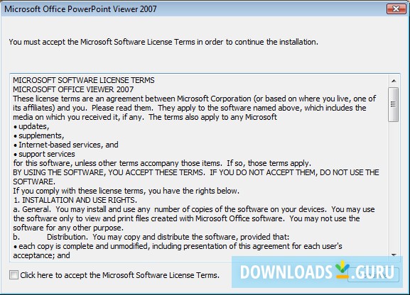 Microsoft Office PowerPoint Viewer