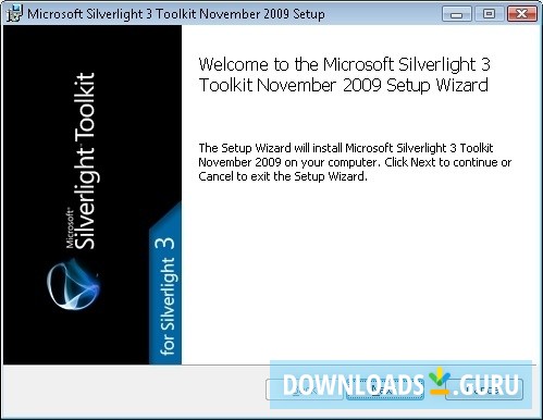 silverlight installation page