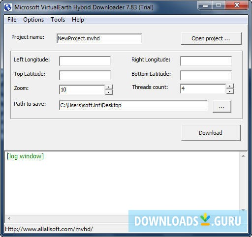 Microsoft VirtualEarth Hybrid Downloader