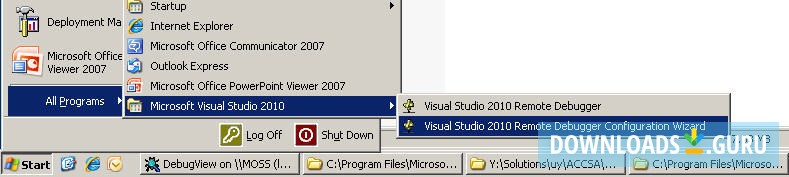 Microsoft Visual Studio 2010 Remote Debugger