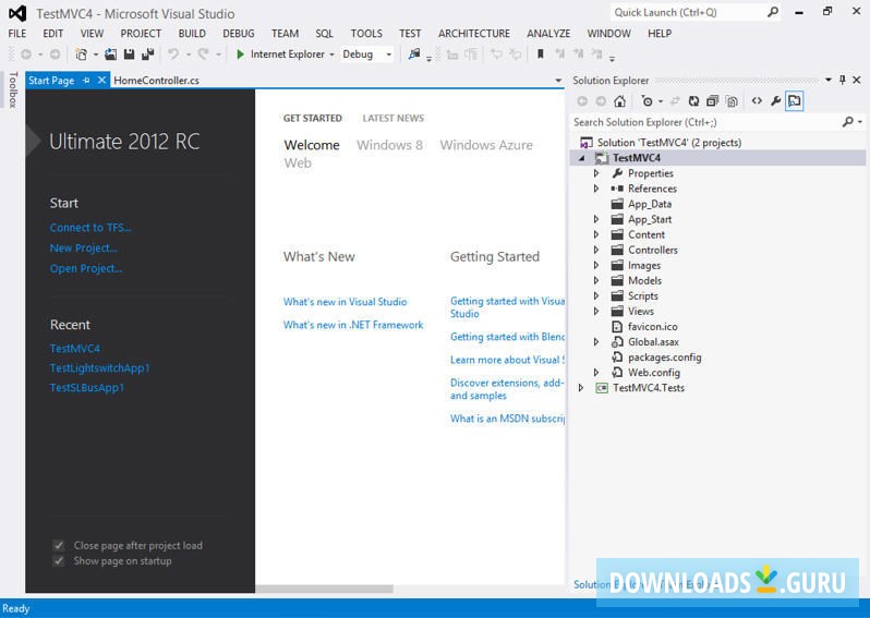 Microsoft Visual Studio Ultimate 2012 RC