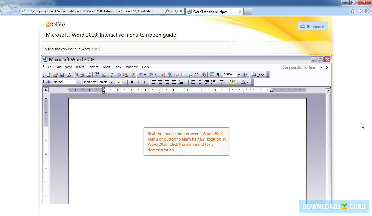 Microsoft Word 2010 Interactive Guide EN